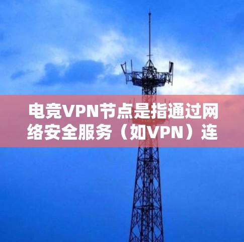电竞VPN节点是指通过网络安全服务（如VPN）连接到电竞相关服务器或服务器IP地址的网络设备。这些节点允许用户访问和观看电竞相关的视频、比赛、游戏、直播等内容。以下是对电竞VPN节点的详细说明