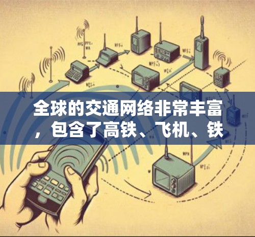 全球的交通网络非常丰富,包含了高铁、飞机、铁路等多种运输方式。以下是全球主要的交通线路和分布情况