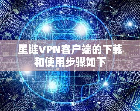 星链VPN客户端的下载和使用步骤如下 星链VPN客户端的下载和使用步骤如下