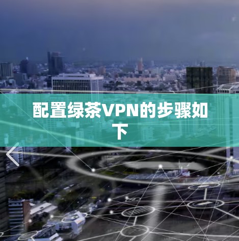 配置绿茶VPN的步骤如下