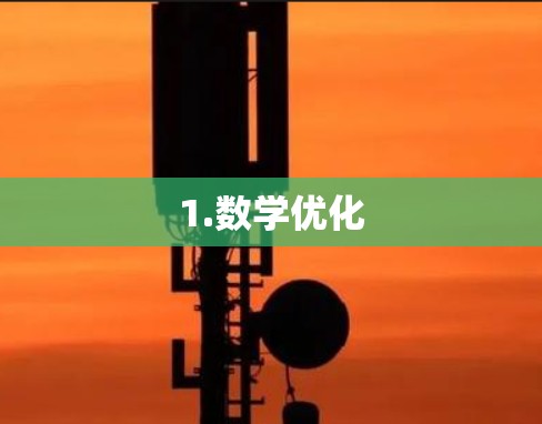 1.数学优化 1.数学优化