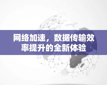 网络加速，数据传输效率提升的全新体验