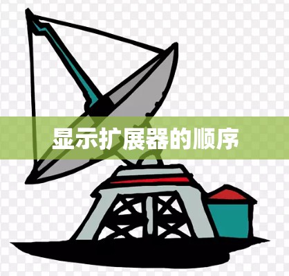 显示扩展器的顺序 显示扩展器的顺序