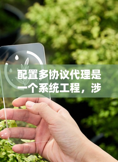 配置多协议代理是一个系统工程，涉及多个步骤和复杂的配置。以下是对多协议代理配置的详细指南，帮助您系统地完成这一任务