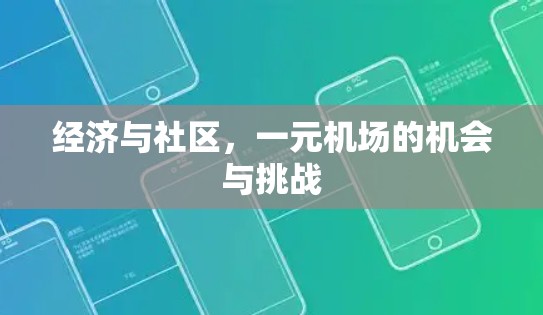 经济与社区,一元机场的机会与挑战 经济与社区,一元机场的机会与挑战