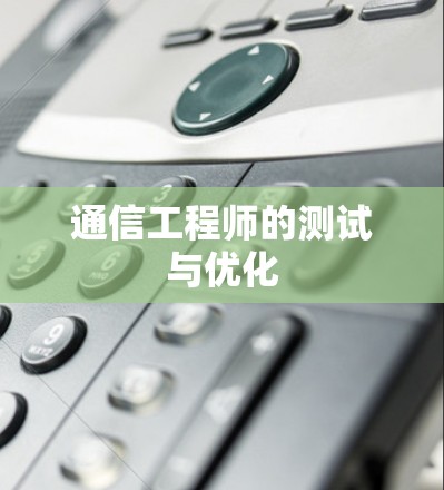 通信工程师的测试与优化 通信工程师的测试与优化